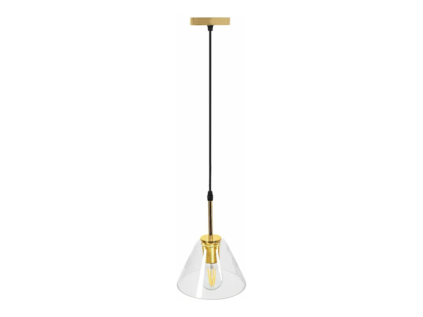 Lámpara Suspendida-Lámpara Toolight App1179-1Cp Gold Dorado