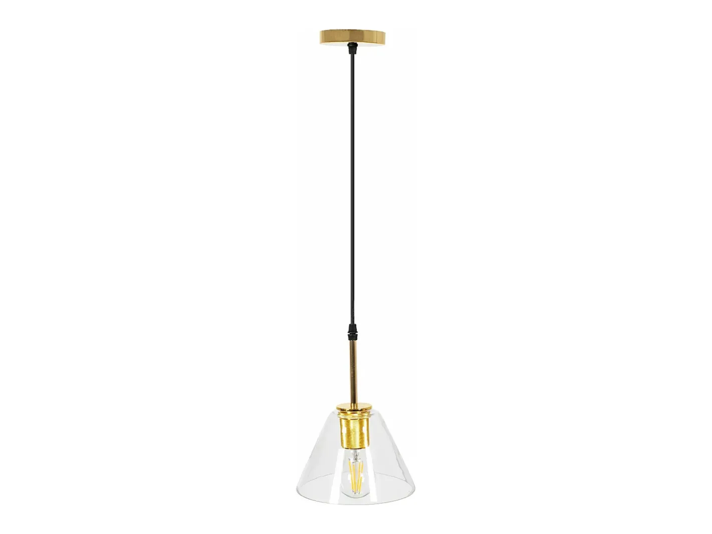 Lámpara Suspendida-Lámpara Toolight App1179-1Cp Gold Dorado
