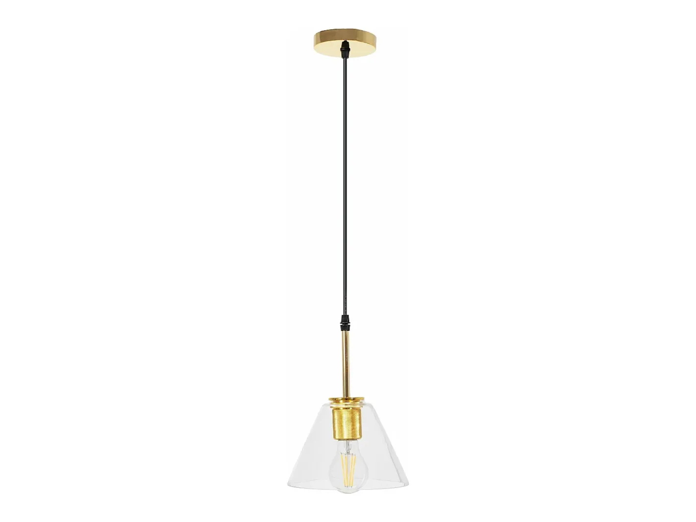 Lámpara Suspendida-Lámpara Toolight App1179-1Cp Gold Dorado