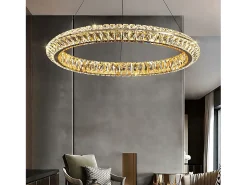 Lámpara Suspendida-Lámpara Toolight APP1769-CP Gold Dorado