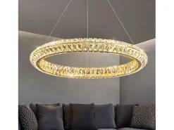 Lámpara Suspendida-Lámpara Toolight APP1769-CP Gold Dorado