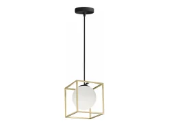 Lámpara Suspendida-Lámpara Toolight App1165-1Cp Gold White Dorado
