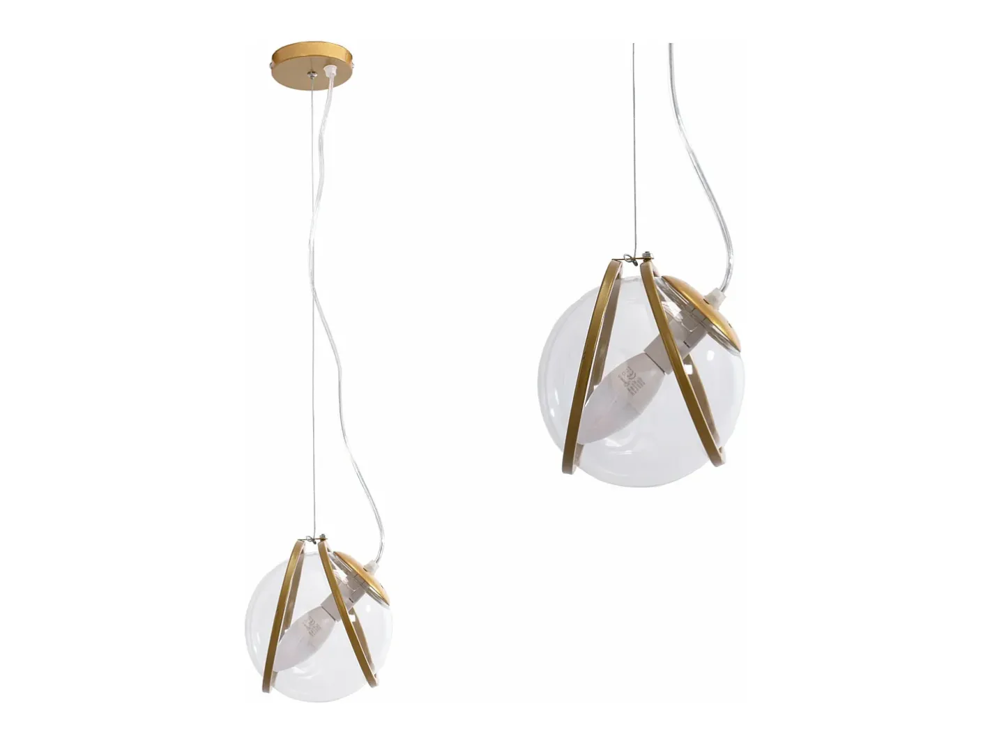 Lámpara Suspendida-Lámpara Toolight App1089-1Cp Gold Dorado