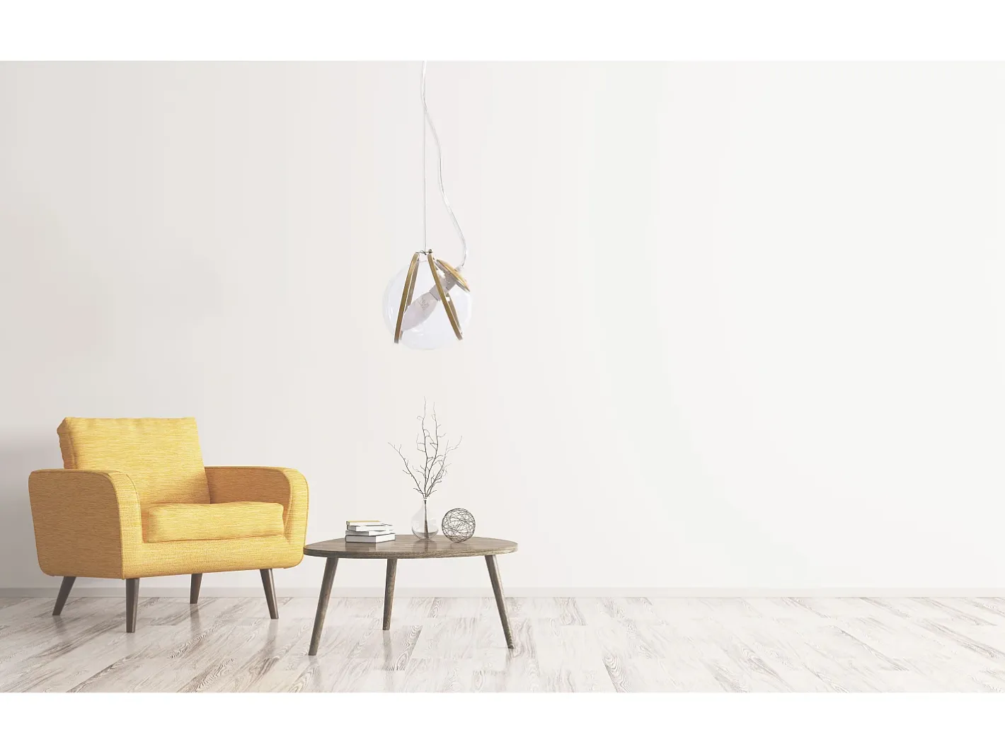 Lámpara Suspendida-Lámpara Toolight App1089-1Cp Gold Dorado