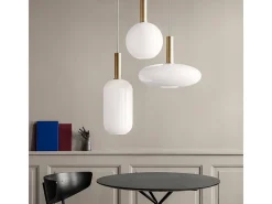 Lámpara Suspendida-Lámpara Toolight App668-1Cp Gold White Dorado