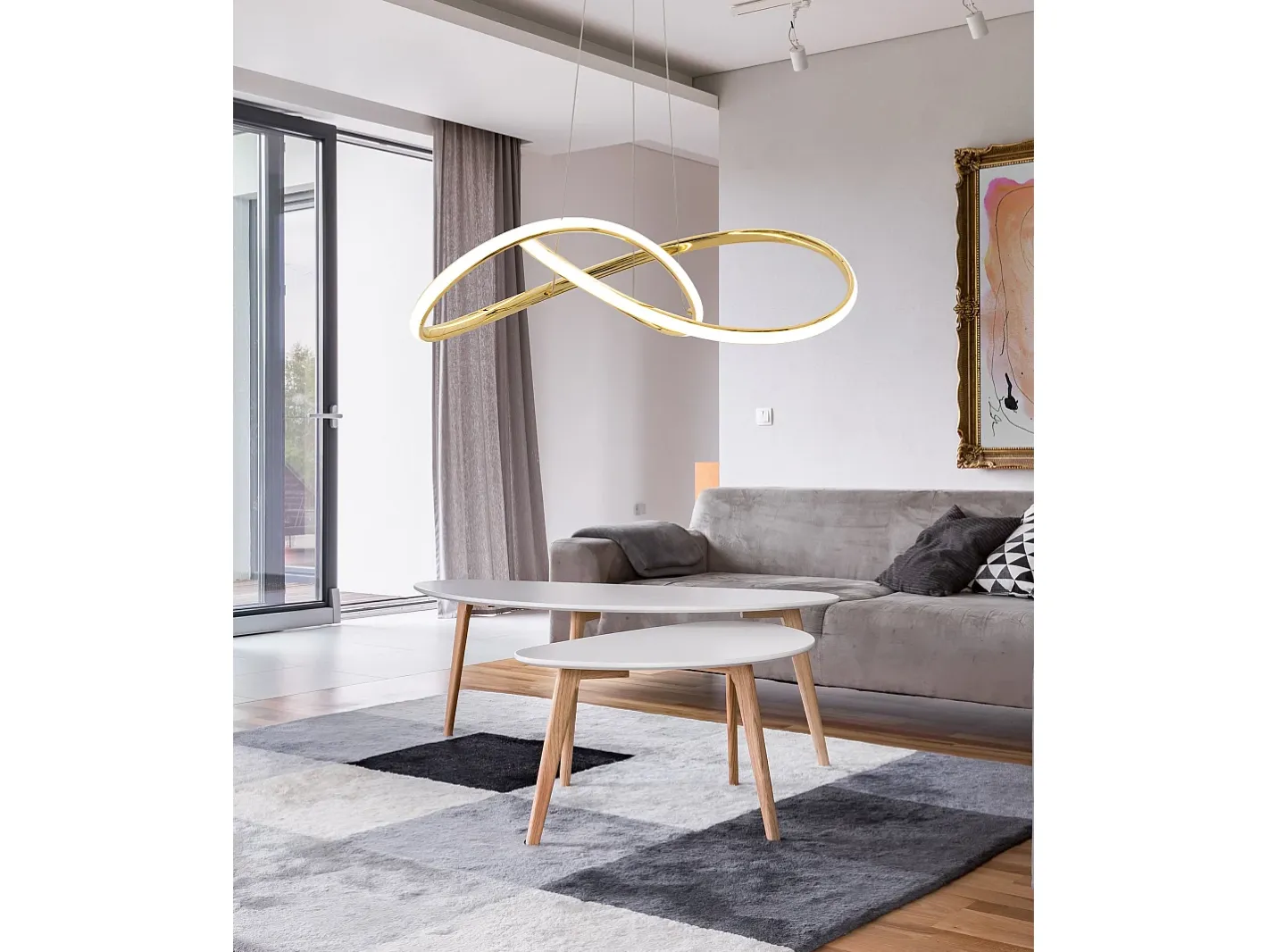 Lámpara Toolight App394-Cp Gold Dorado Clearance