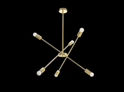 Hot Lámpara Toolight App1115-6Cp Gold Dorado