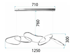 Sale Lámpara Toolight App1054-Cp Gold Dorado