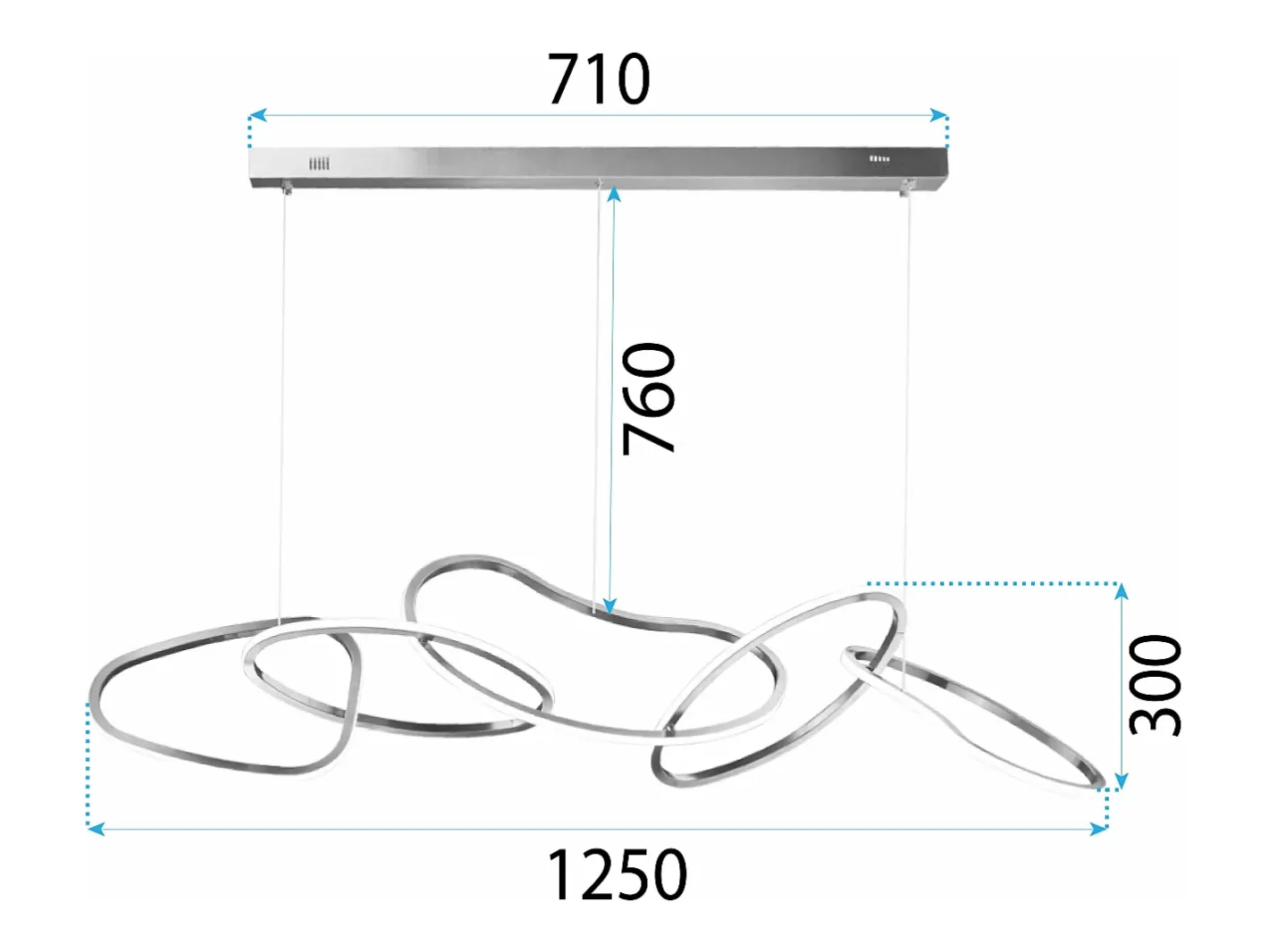 Sale Lámpara Toolight App1054-Cp Gold Dorado