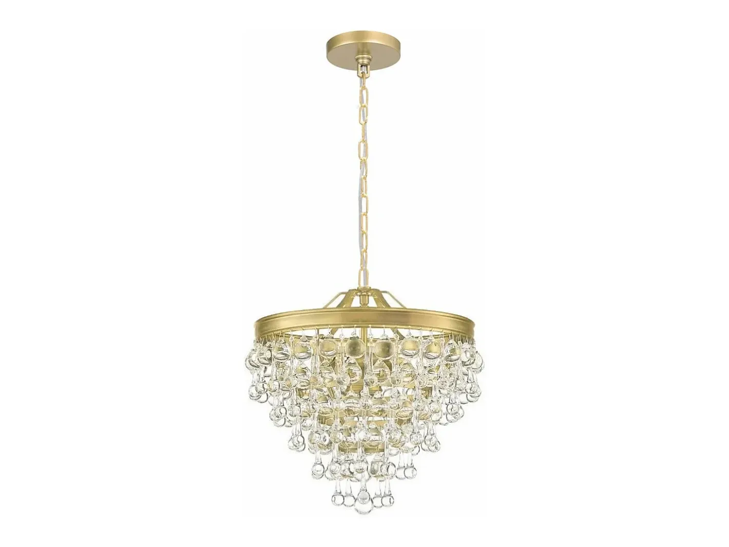 Lámpara Suspendida-Lámpara Toolight App1621-3Cp Gold Dorado