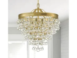 Lámpara Suspendida-Lámpara Toolight App1621-3Cp Gold Dorado