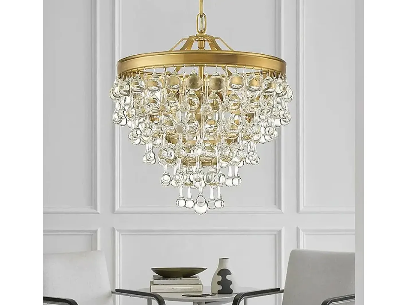 Lámpara Suspendida-Lámpara Toolight App1621-3Cp Gold Dorado