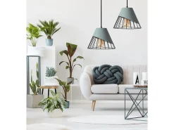 Lámpara Toolight App229-1Cp Grey Black Gris