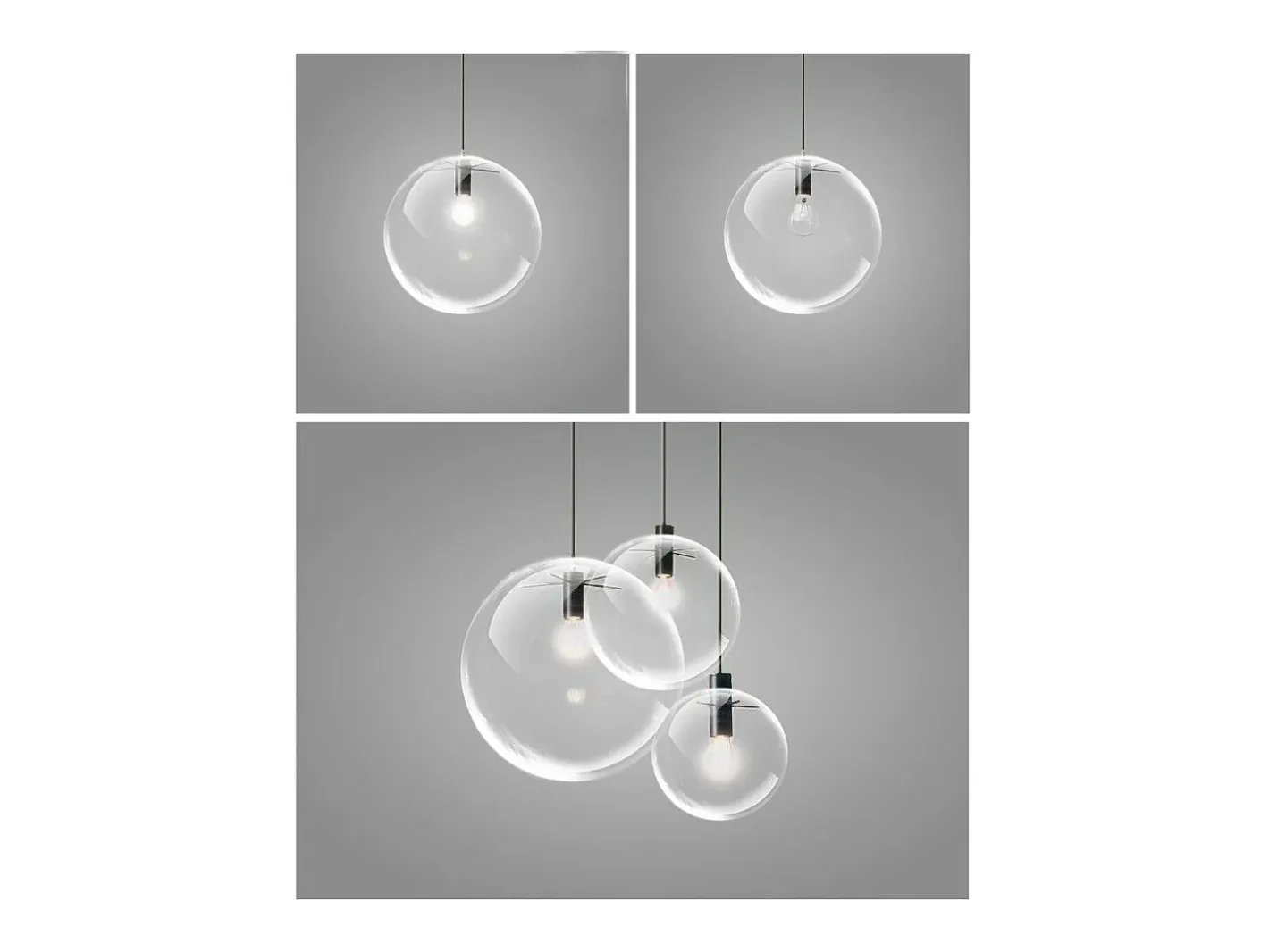 Lámpara Suspendida-Lámpara Toolight App308-1Cp Lassi 30Cm Black Negro