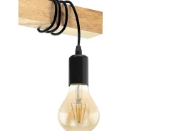 Lámpara Toolight App973-3Cp Line Black Negro Best