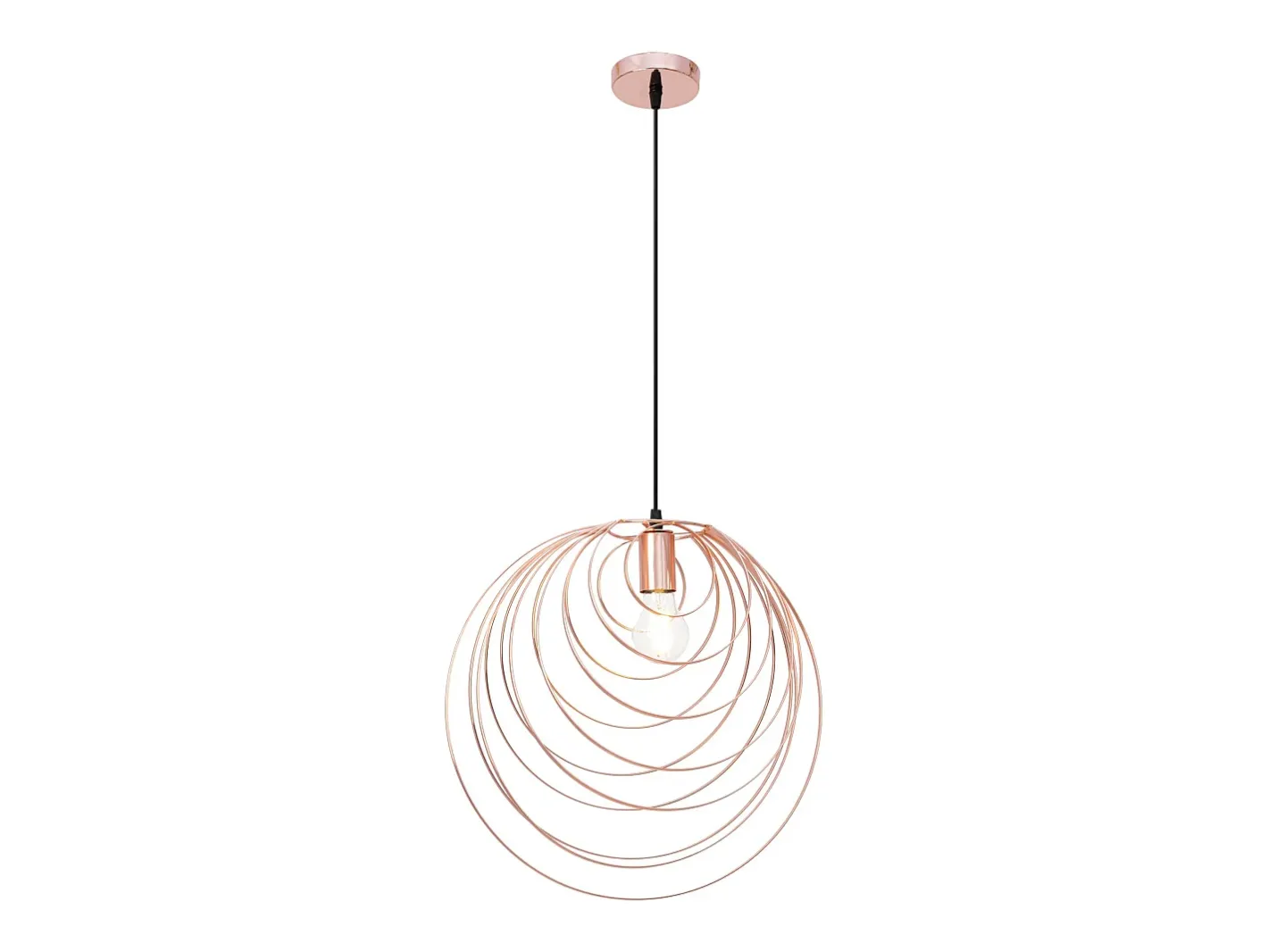 Lámpara Suspendida-Lámpara Toolight App427-1Cp Rose Gold Rosa