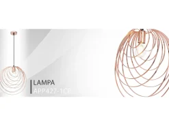 Lámpara Suspendida-Lámpara Toolight App427-1Cp Rose Gold Rosa