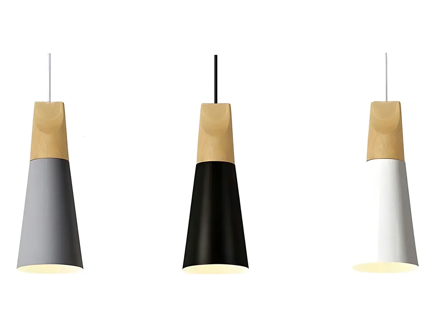 Lámpara Suspendida-Lámpara Toolight App058-1Cp Scandi B White Blanco