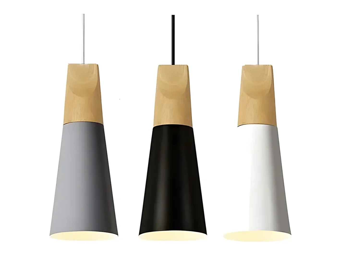 Lámpara Suspendida-Lámpara Toolight App058-1Cp Scandi B White Blanco