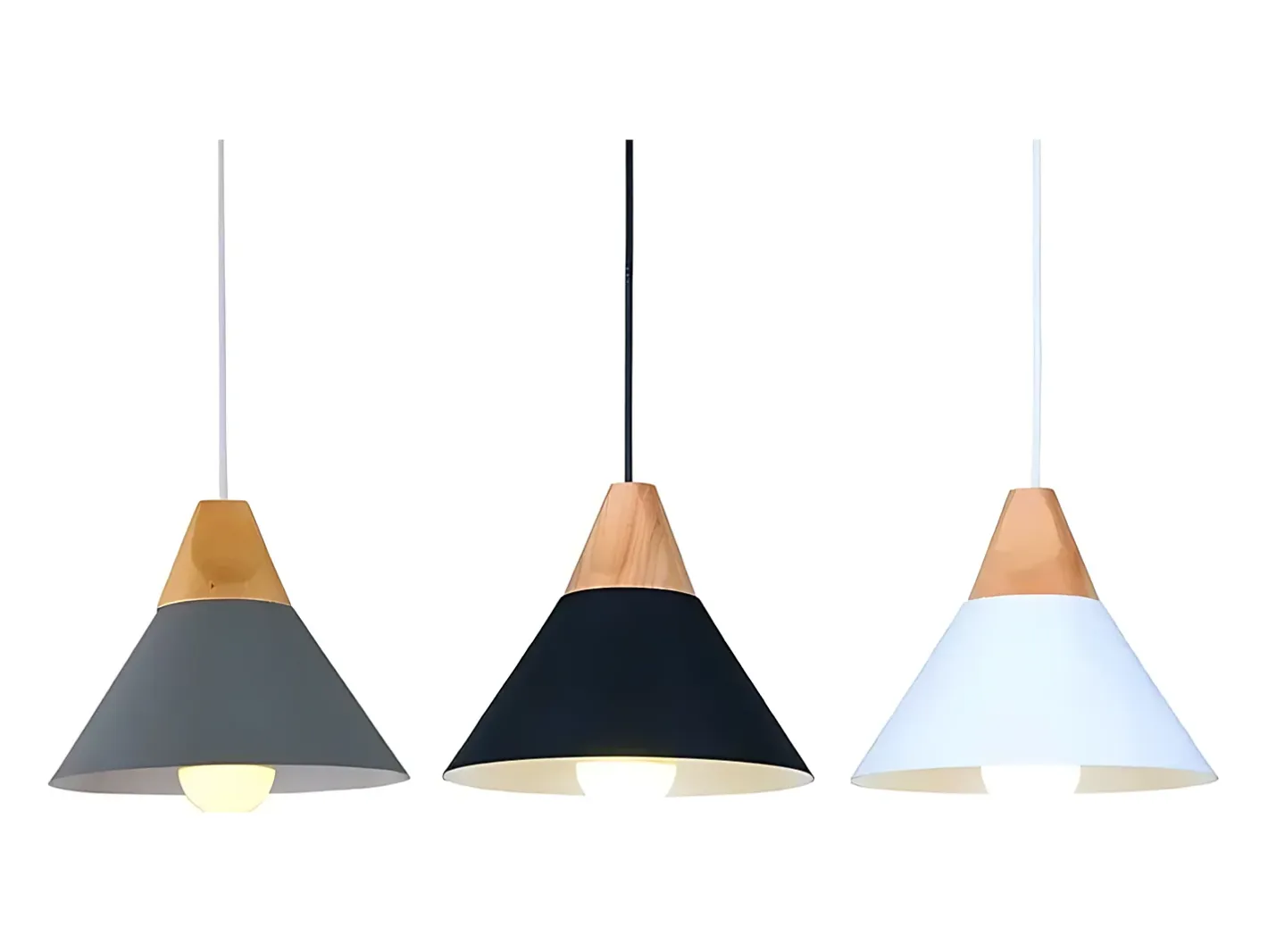 Lámpara Suspendida-Lámpara Toolight App060-1Cp Scandi C Black Negro