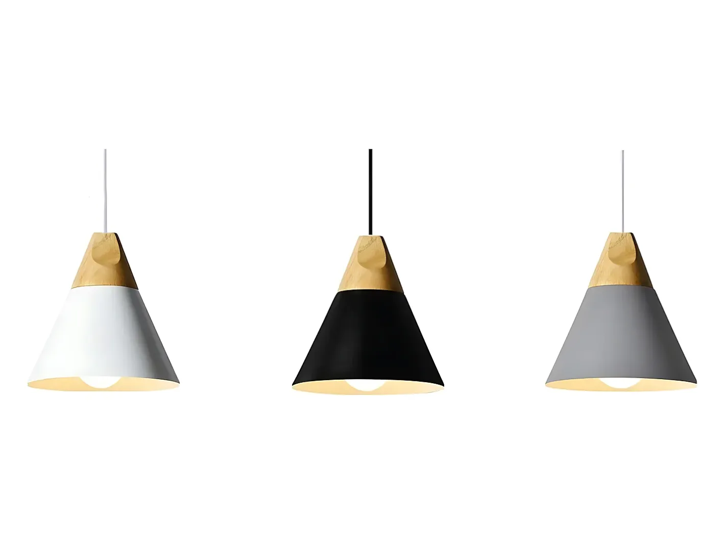 Lámpara Suspendida-Lámpara Toolight App060-1Cp Scandi C Black Negro