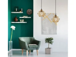 Lámpara Suspendida-Lámpara Toolight App942-1Cp Set 36Cm Gold Dorado