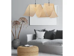 Outlet Lámpara Toolight App1644-2Cp Spiral Boho 85Cm Beige