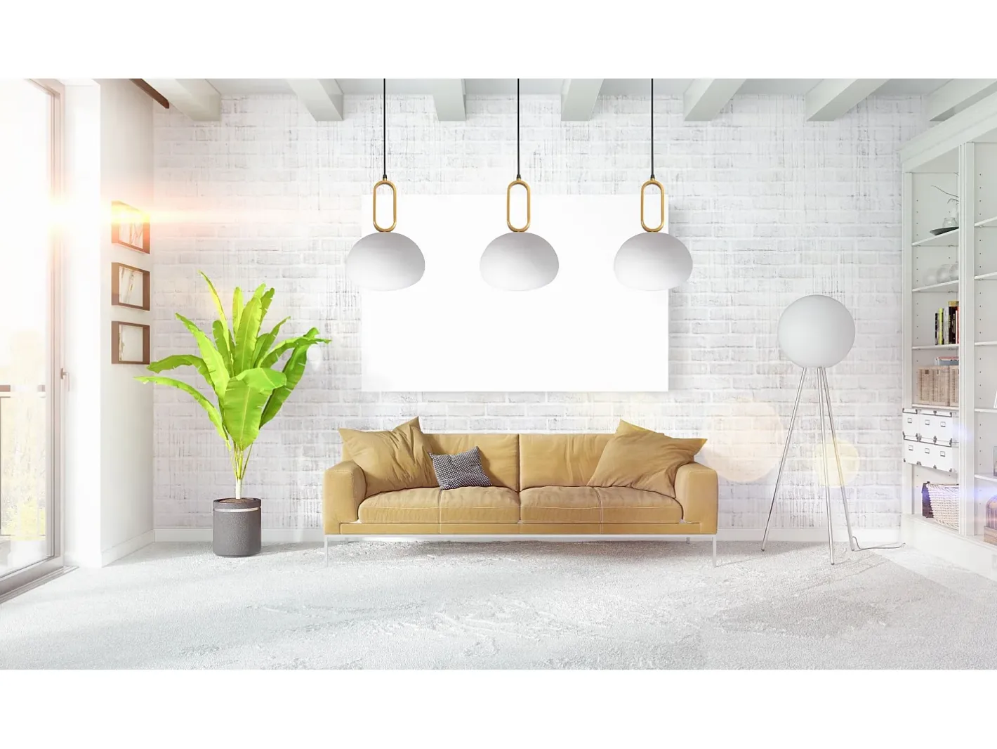 Outlet Lámpara Toolight App1073-1Cp White Blanco