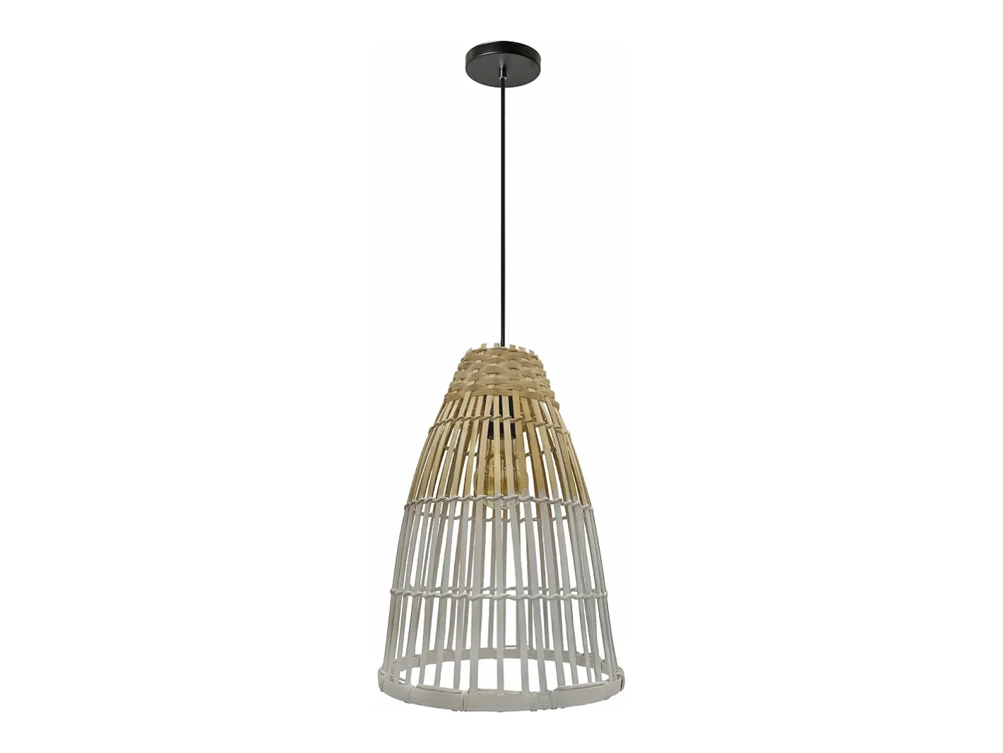 Lámpara Suspendida-Lámpara Toolight App1329-1Cp White Blanco