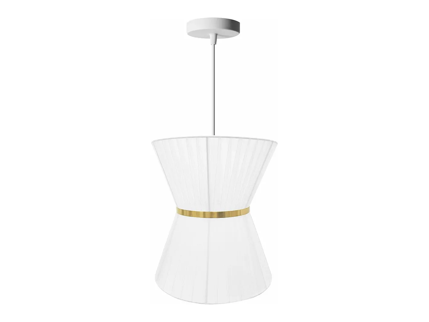 Lámpara Suspendida-Lámpara Toolight App1504-1Cp White Blanco