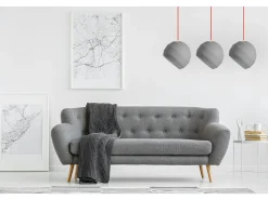 Lámpara Suspendida-Lámpara Toolight App384-3Cpr Grey Gris