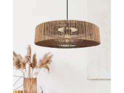 Lámpara Suspendida-Lámpara Toolight App1294-1Pc Boho Beige