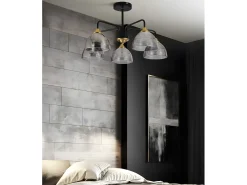 Best Lámpara Toolight G085-5C Black Grey Gris