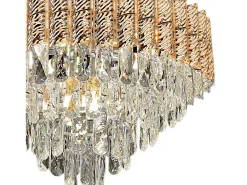 Lámpara Suspendida-Lámpara Toolight G054-Cp Gold 50Cm Dorado