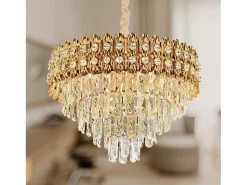 Lámpara Suspendida-Lámpara Toolight G058-Cp Gold 60Cm Dorado