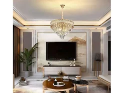 Lámpara Suspendida-Lámpara Toolight G048-Cp Gold 50Cm Dorado