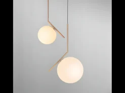 Lámpara Suspendida-Lámpara Toolight G106-1W Gold White Dorado