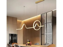 Lámpara Suspendida-Lámpara Toolight HJ022-CP  Gold Dorado
