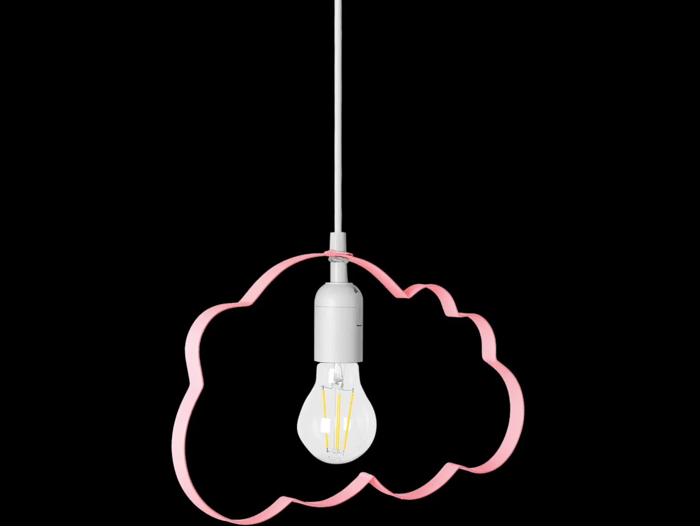 Lámpara Suspendida-Lámpara Toolight Kids Lh2077 Pink Rosa