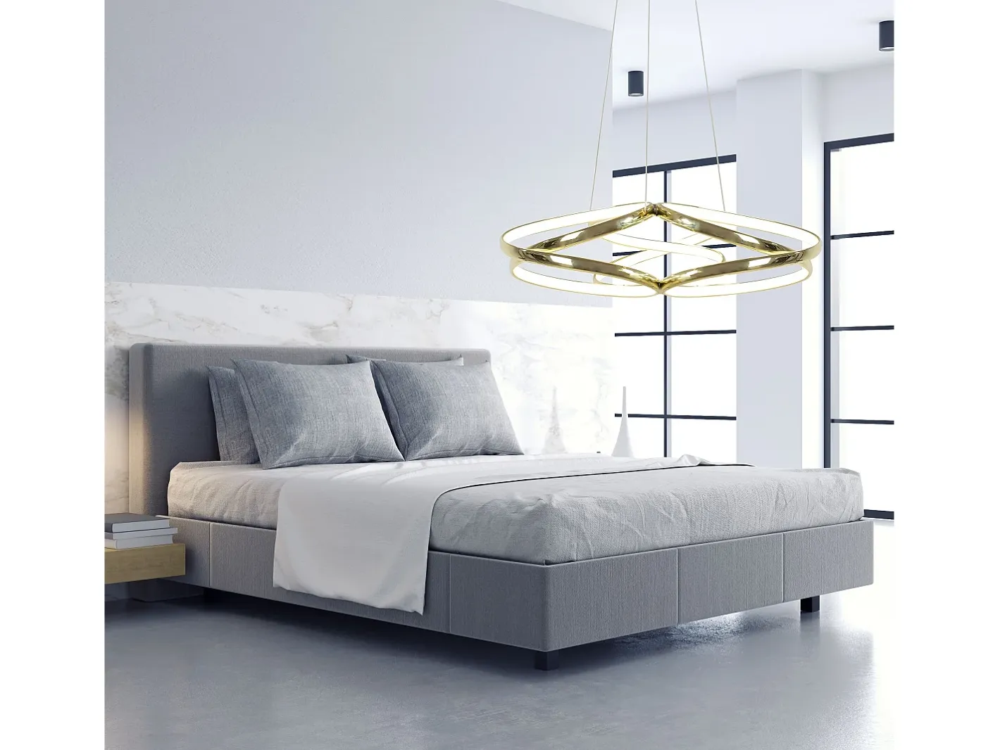 Discount Lámpara Toolight Led App794-Cp Flat Gold Dorado