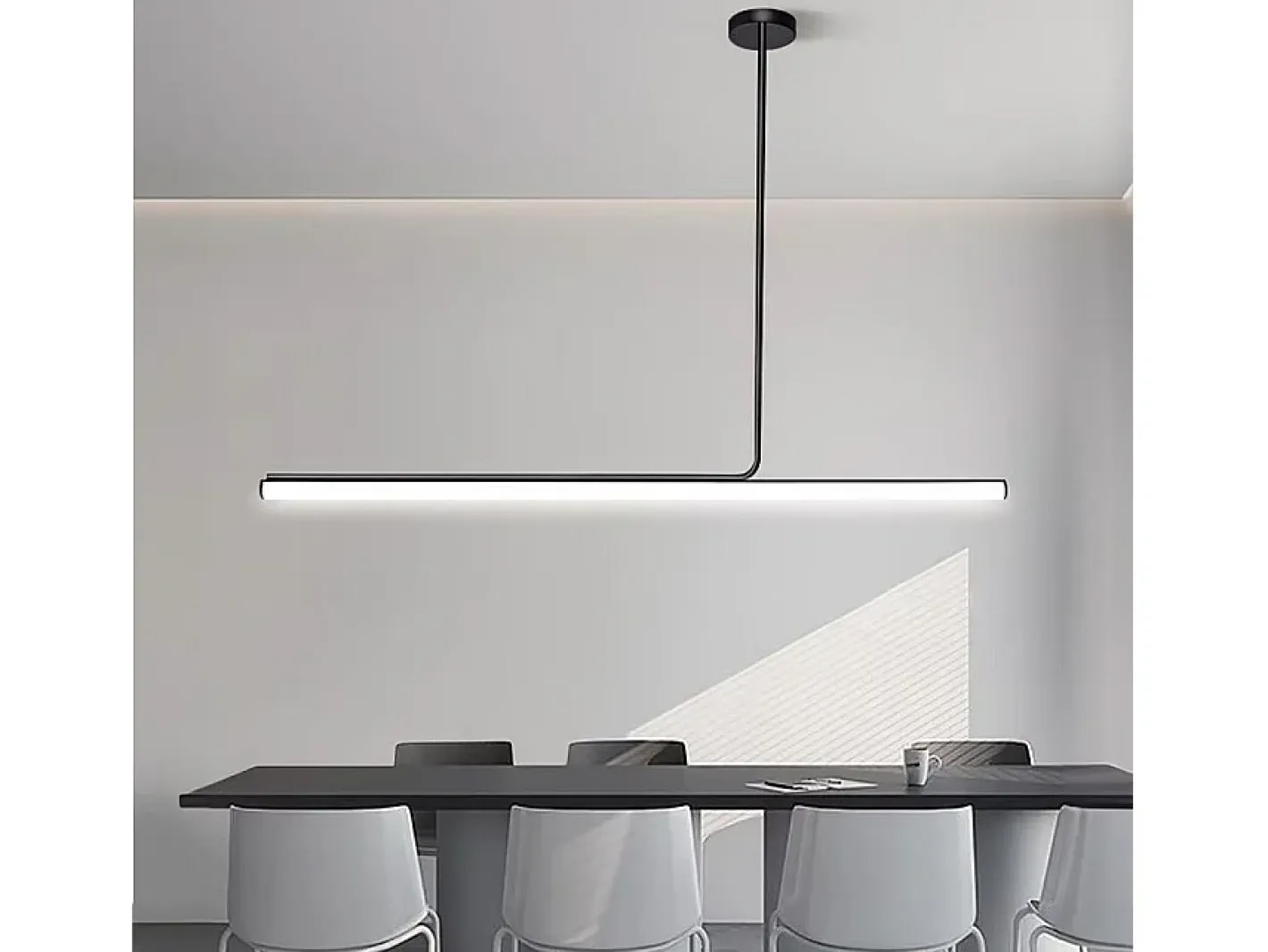 Lámpara Toolight Led App1660-Cp 140Cm Black Negro