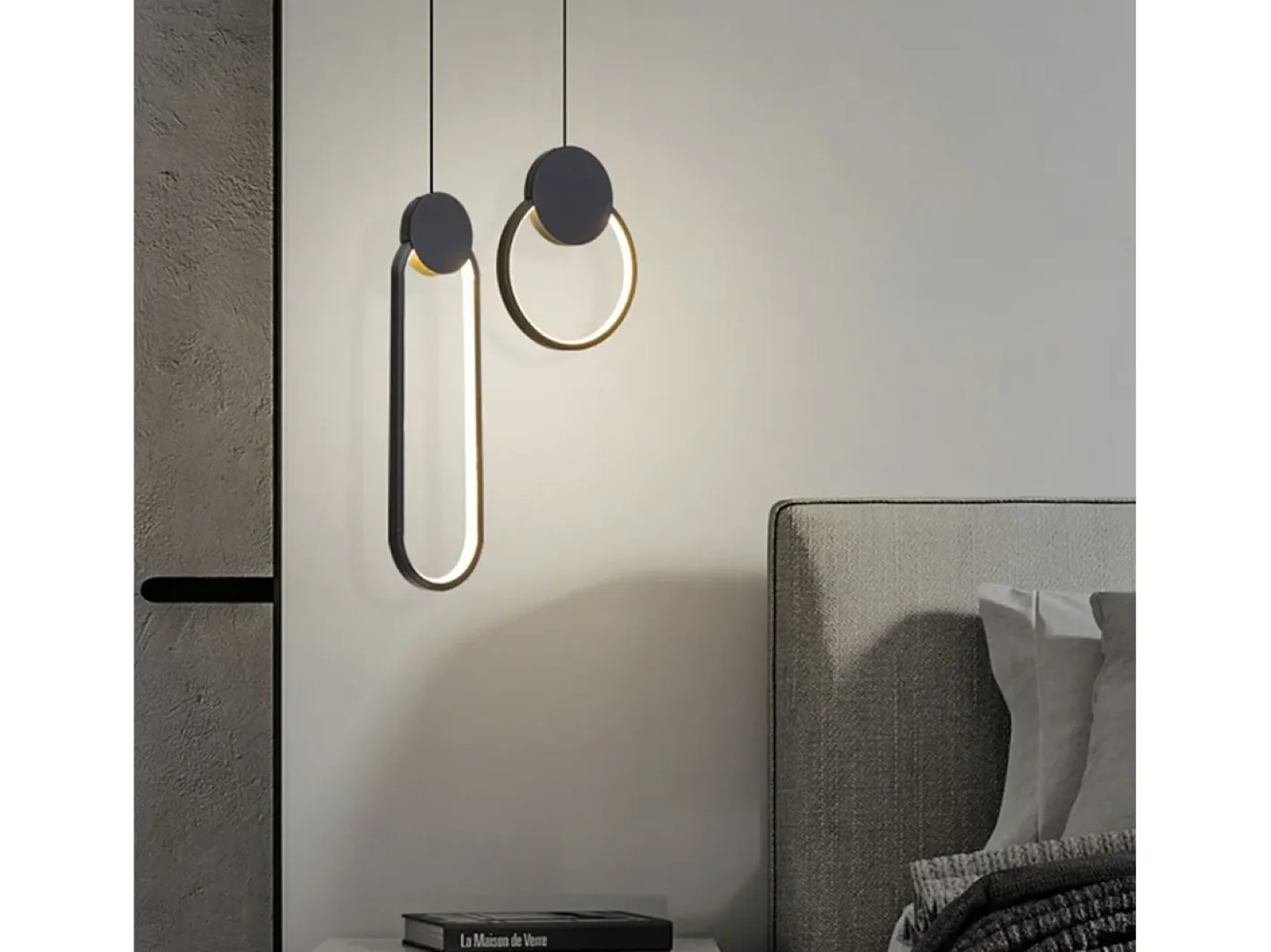 Lámpara Toolight Led App852-Cp Black Negro