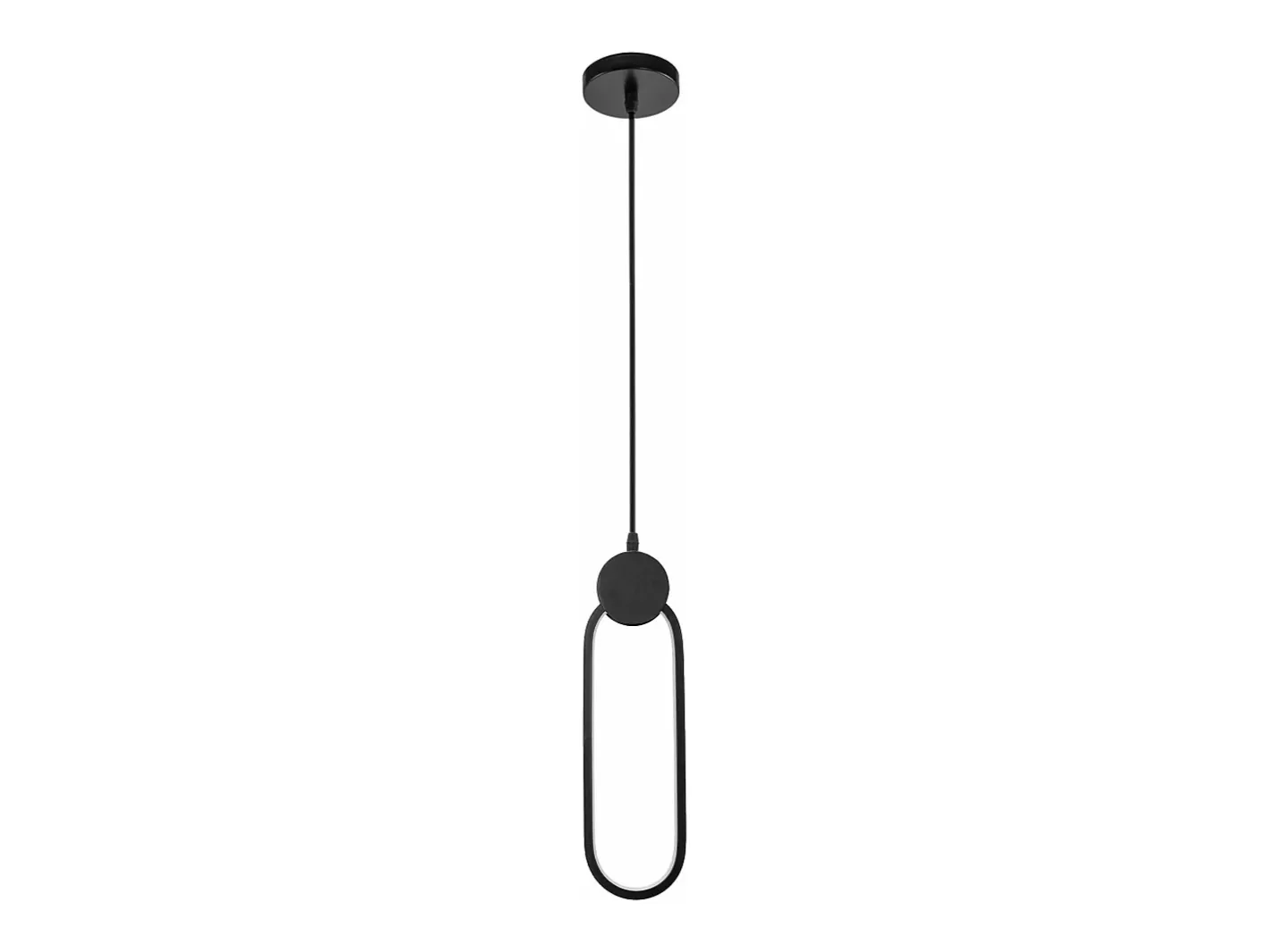 Lámpara Suspendida-Lámpara Toolight Led App851-Cp Black Negro
