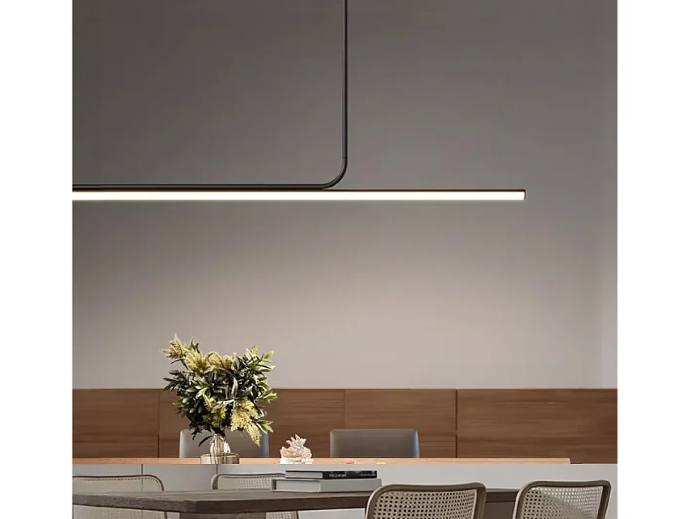 Lámpara Toolight Led App1659-Cp 120Cm Black Negro