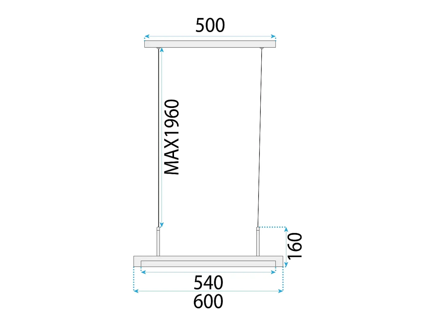 Sale Lámpara Toolight Led App1530-Cp Black Negro