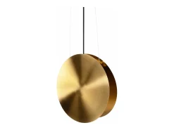 Lámpara Suspendida-Lámpara Toolight Led App1377-Cp Black Gold Negro