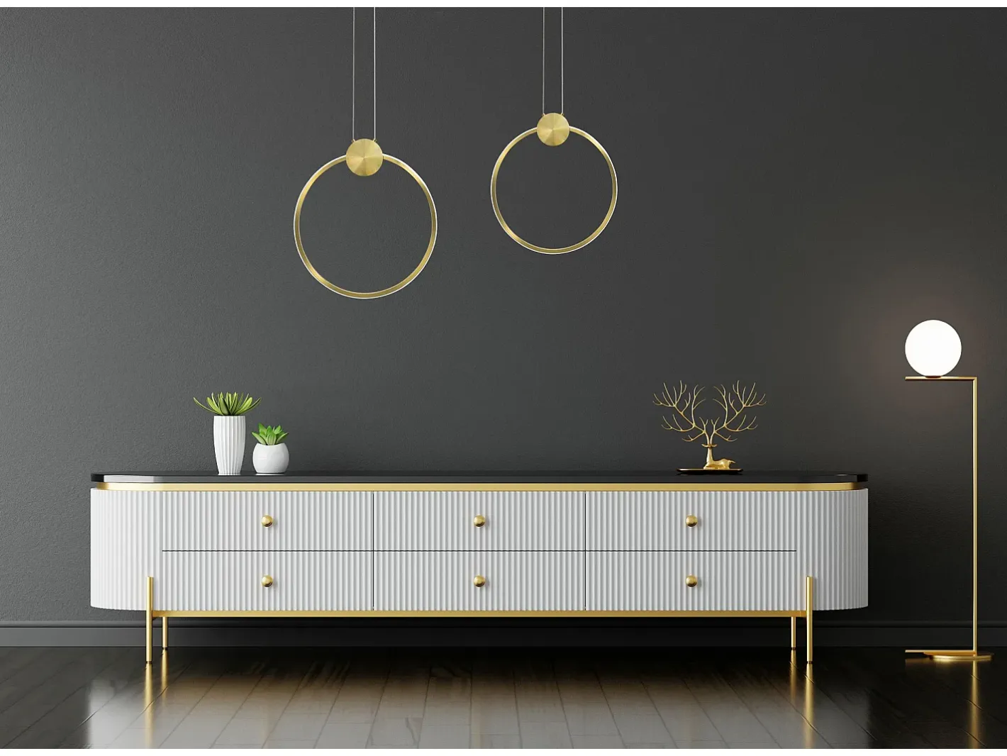 Lámpara Toolight Led App1396-Cp 40Cm Gold Dorado Sale