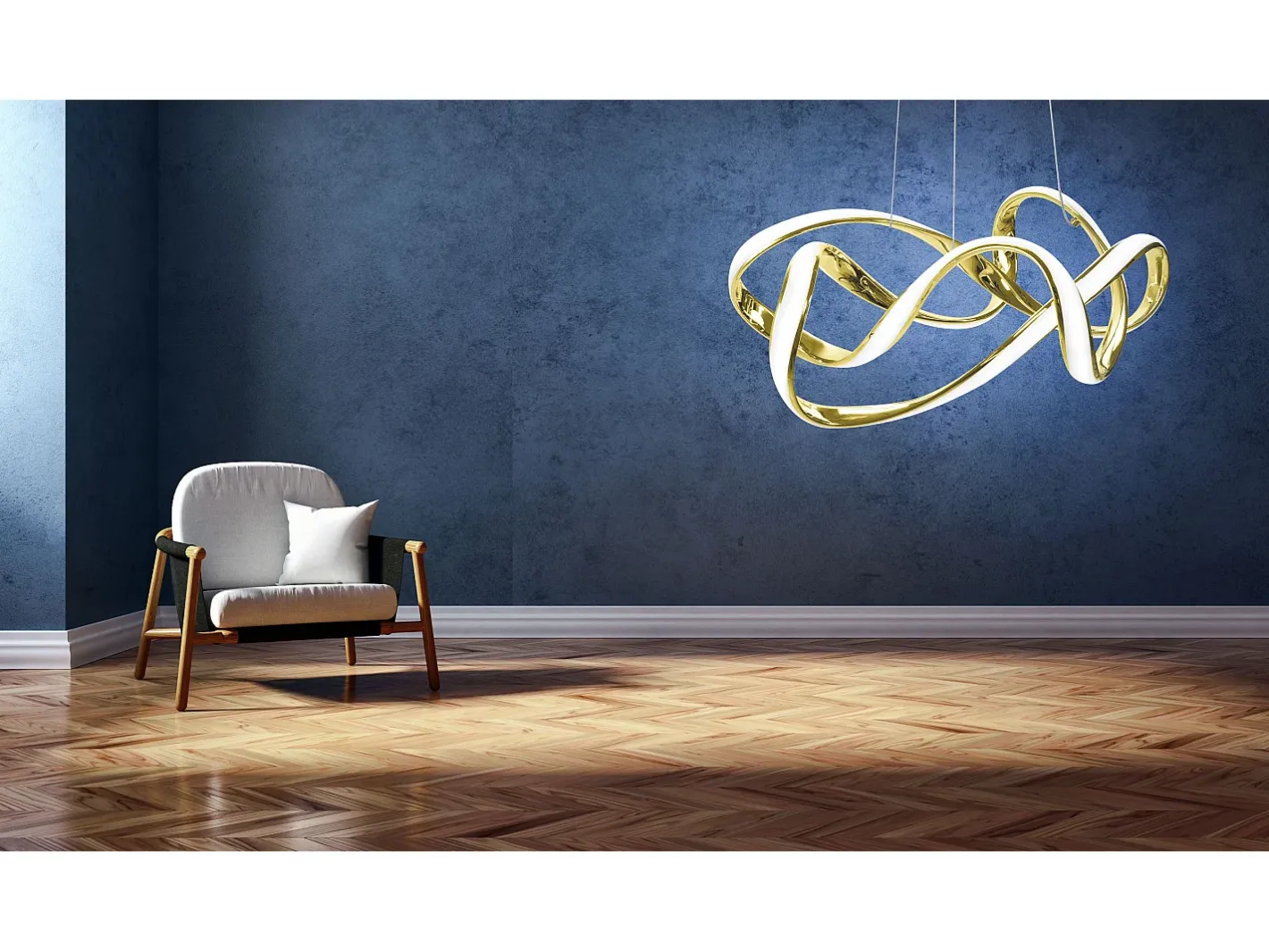 Lámpara Toolight Led App821-Cp Eve Gold Dorado Best