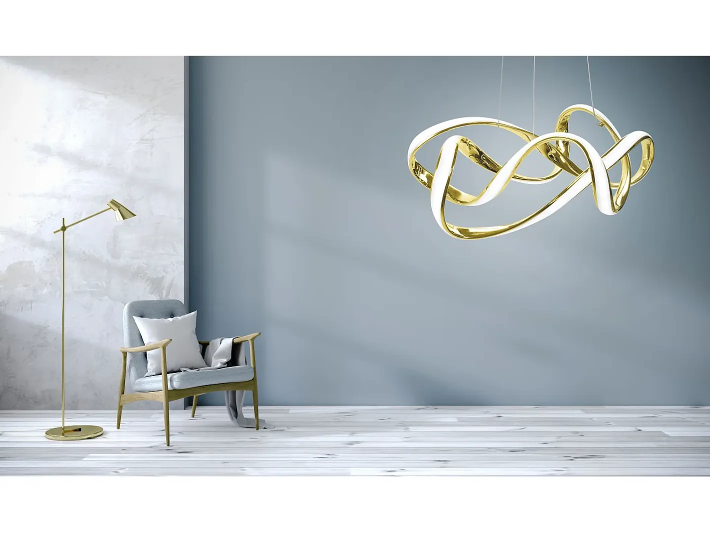 Lámpara Toolight Led App821-Cp Eve Gold Dorado Best