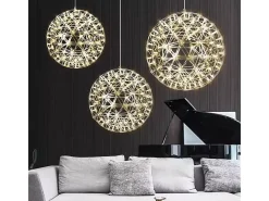 Lámpara Suspendida-Lámpara Toolight Led App1505-Cp Gold Dorado